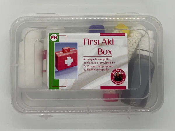 homeopathic first aid box