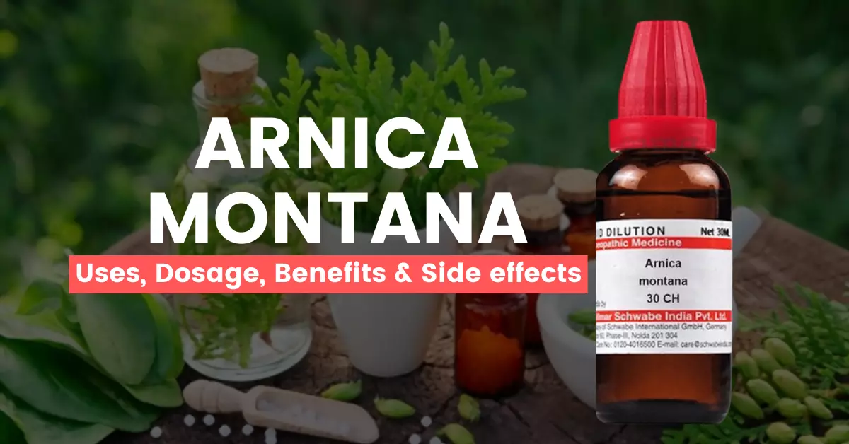 Arnica Montana 30, 200, 1M Uses, Benefits, Dosage and Side Effects
