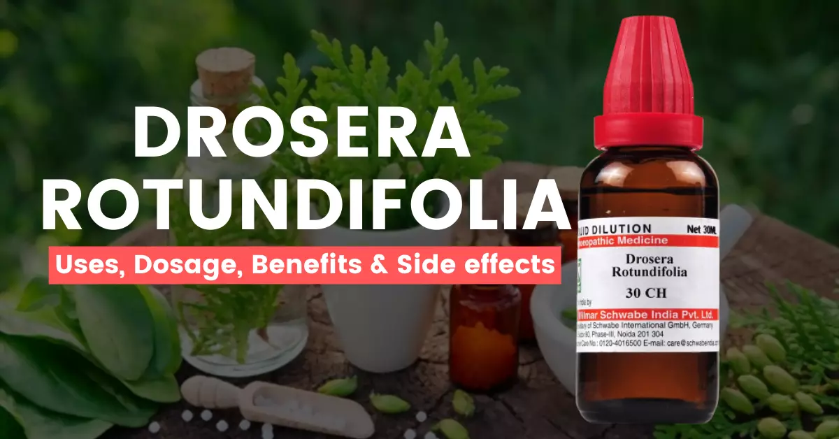 Drosera Rotundifolia 30, 200, 1M Uses, Benefits, Dosage and Side Effects