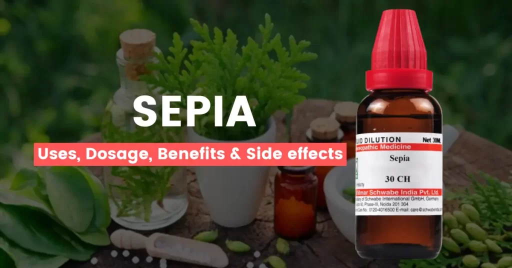 Sepia 30, 200, 1M Uses, Benefits, Dosage and Side Effects