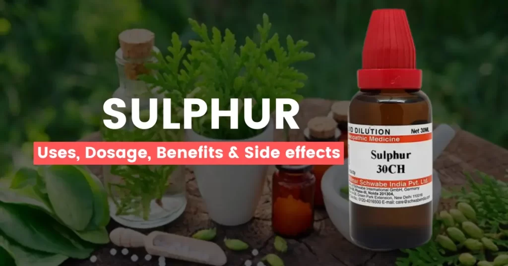 Best Uses of Sulphur 30, 200, 1M, Q- Benefits and Side Effects