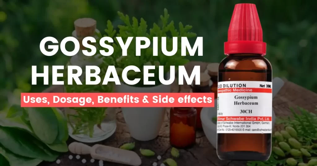 Gossypium Herbaceum 30, 200, Q - Uses, Benefits and Side Effects