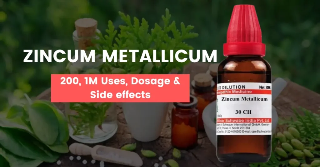Zincum Metallicum 30, Zincum Metallicum 200 Uses