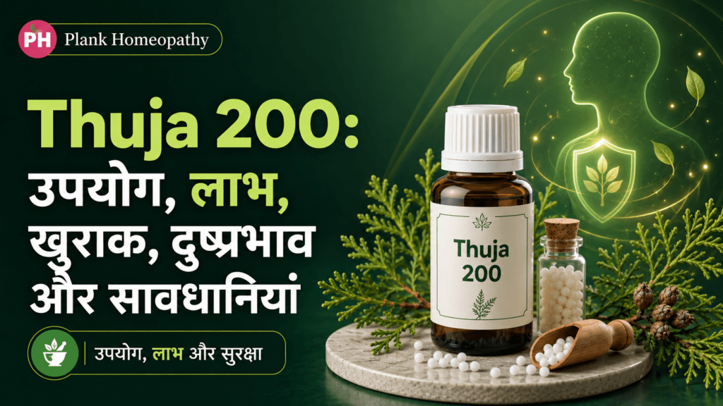 Thuja 200: उपयोग, लाभ, खुराक, दुष्प्रभाव और पूरी जानकारी