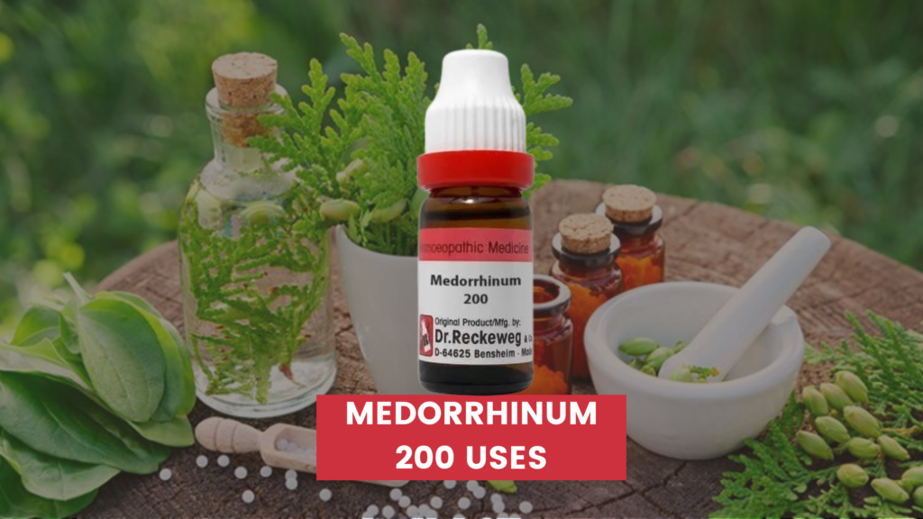 medorrhinum 200 uses in hindi