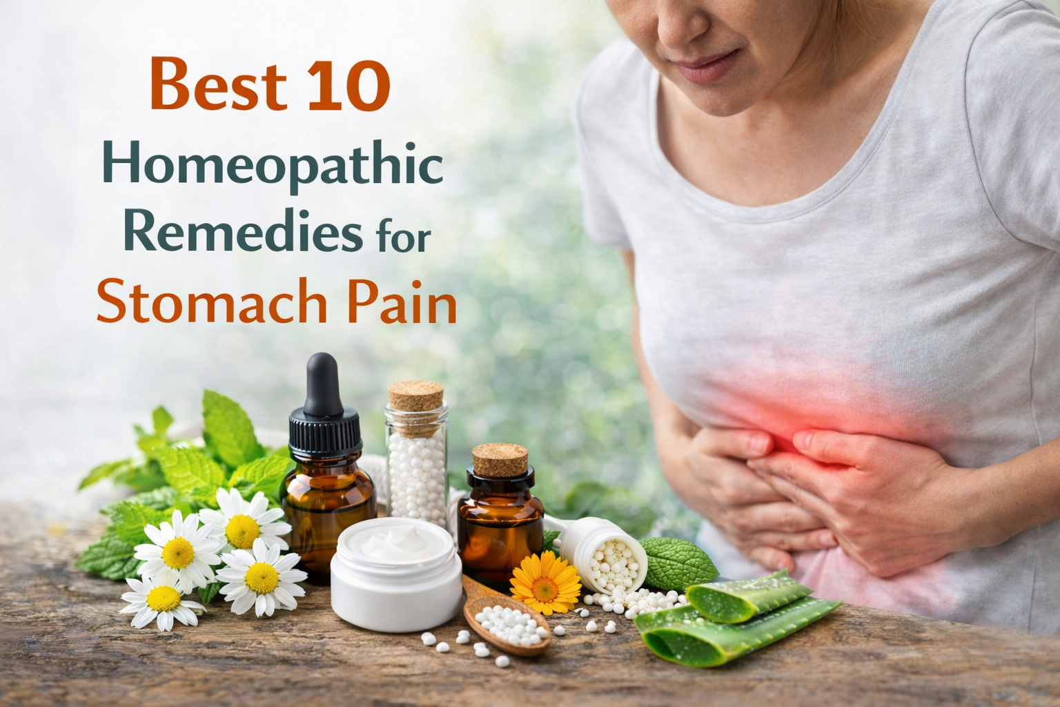 Homeopathic Remedies for Stomach Pain