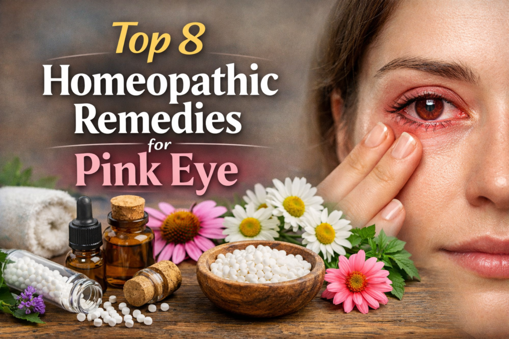homeopathic remedies for pink eye