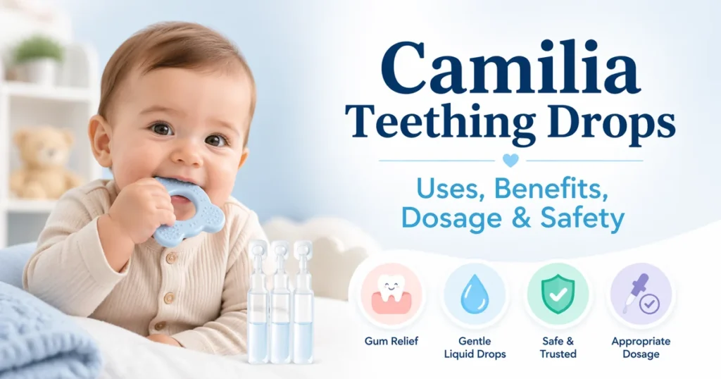 Camilia Teething Drops: Uses, Benefits, Dosage & Safety