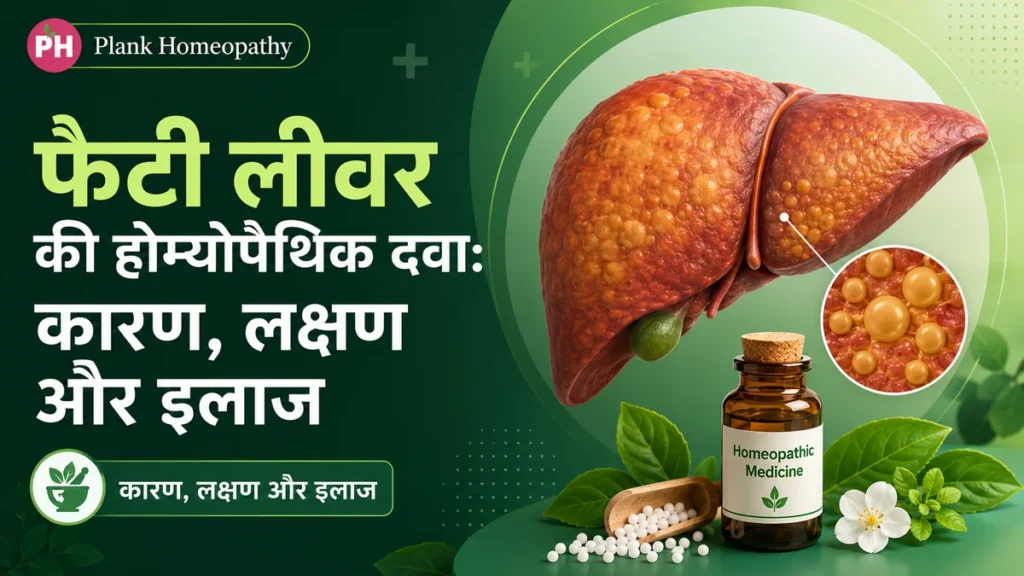 फैटी लीवर की होम्योपैथिक दवा: कारण, लक्षण और इलाज